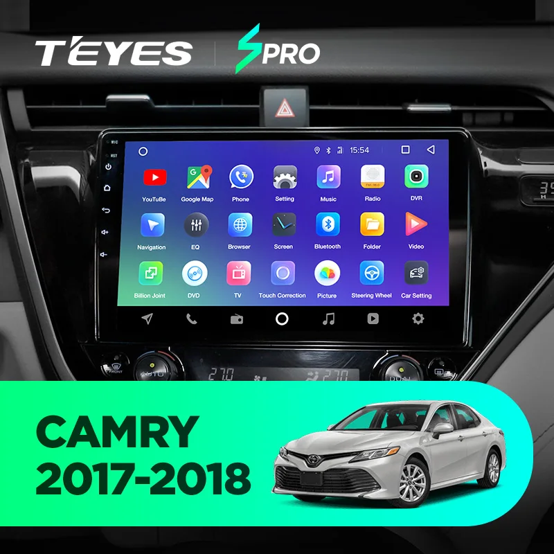 TEYES SPRO Штатное Головное устройство For Toyota Camry- GPS Android 8.1 aвтомагнитола магнитола автомагнитолы Андроид для Тойота Камри 9 XV70 аксессуары штатная магнитола автомобильная мультимедиа