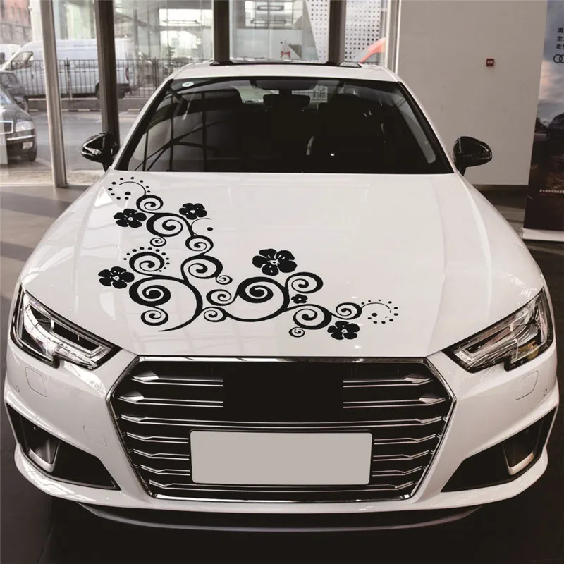 1 шт. Летний цветок Тотем капот автомобиль наклейка кузов автомобиля гонки