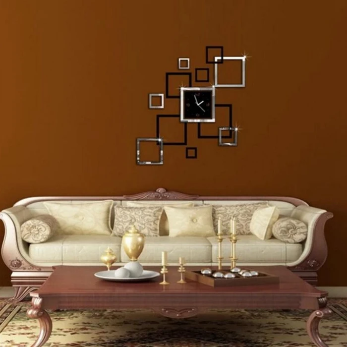 Reloj de pared nuevo reloj Relojes de pared DX-X4 creativos 3D acrílico espejo pared pegatina cuarzo relojes cuadrado reloj grande diy decoración del hogar Reloj de pared nuevo reloj Relojes de pared DX-X4 creativos 3D acrílico espejo pared pegatina cuarzo relojes cuadrado reloj grande diy decoración del hogar