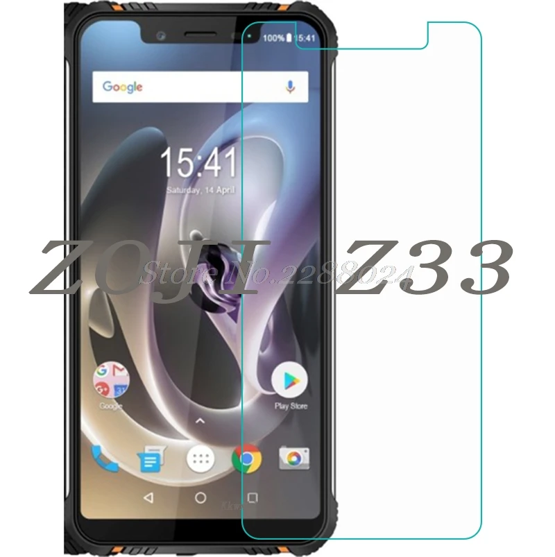 

2PCS Smartphone Tempered Glass 9H Explosion-proof Protective Film Screen Protector mobile phone for ZOJI Z33