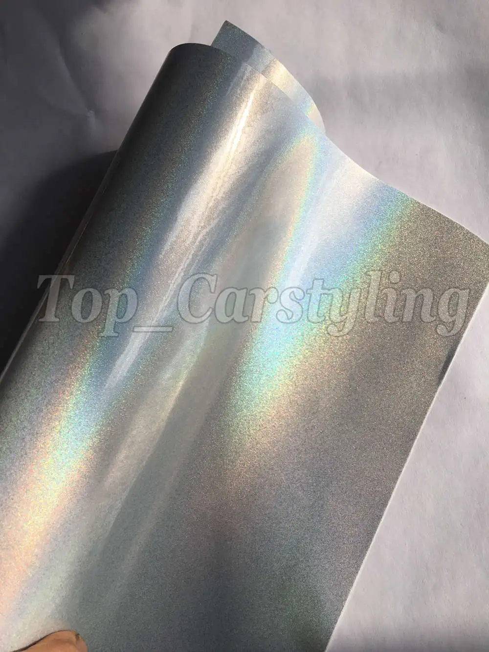 3M Psychedelic  GLOSS WHITE FLIP CAR WRAP FOIL CAR STYLING COVERING COAT (4)