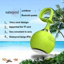 Outdoor sports wireless bluetooth small speaker portable waterproof bicycle riding sound box subwoofer f audio MP3 sound speaker