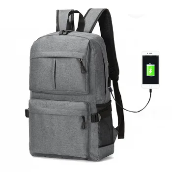 

Casual Canvas USB Charging Backpack Women Men Large Capacity School Bags for Teenagers Multifunction Male Laptop Backpacks