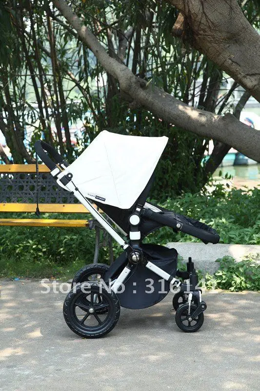 Retail and wholesale Cream/Black Bugaboo Cameleon Baby Strollers,enjoy