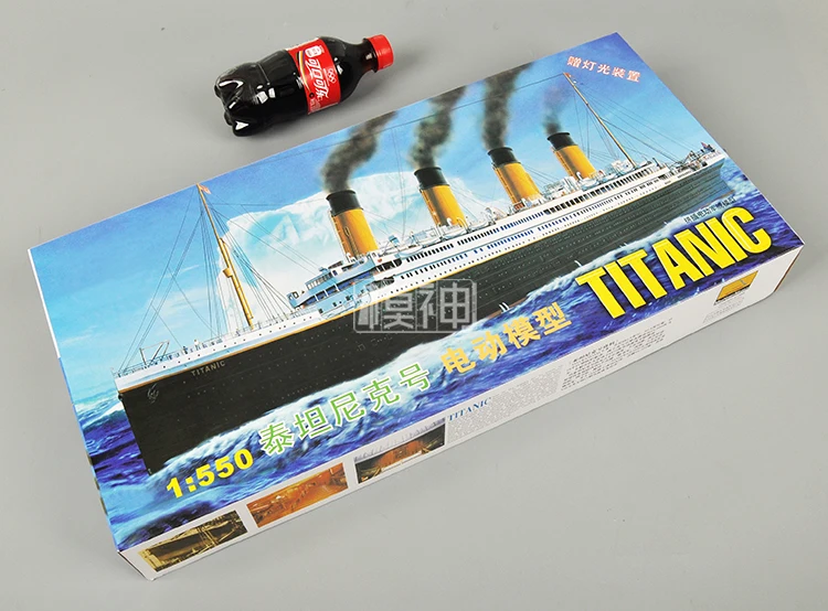 Круизная игрушка-корабль 1:550 масштаб RMS модель «Титаника» Строительные наборы сборка мальчиков пластиковый корабль модель Электрический с мотором и освещением