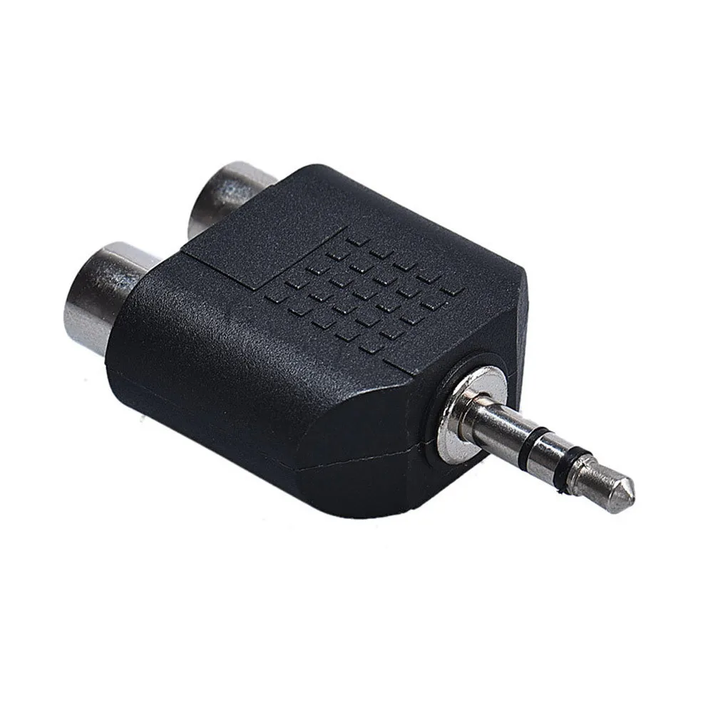 

Factory Price Dual 2-RCA Female To 3.5mm Stereo Male Audio Cable Adapter 2017 new hot