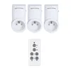 Universal French Standard AC220V Power Socket Plug 433mhz RF Wireless Remote Control Socket Outlet Compatible Broadlink RM4 pro ► Photo 1/6