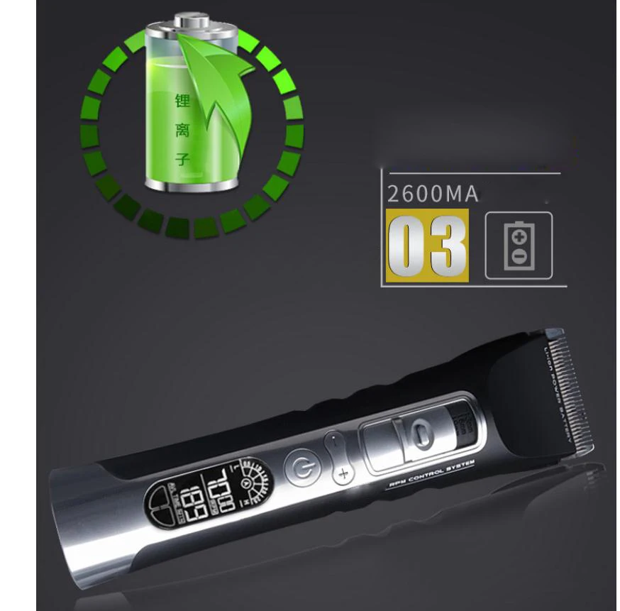 

100-240V rechargeable hair trimmer professional hair clipper hair shaving machine hair cutting beard electric razor
