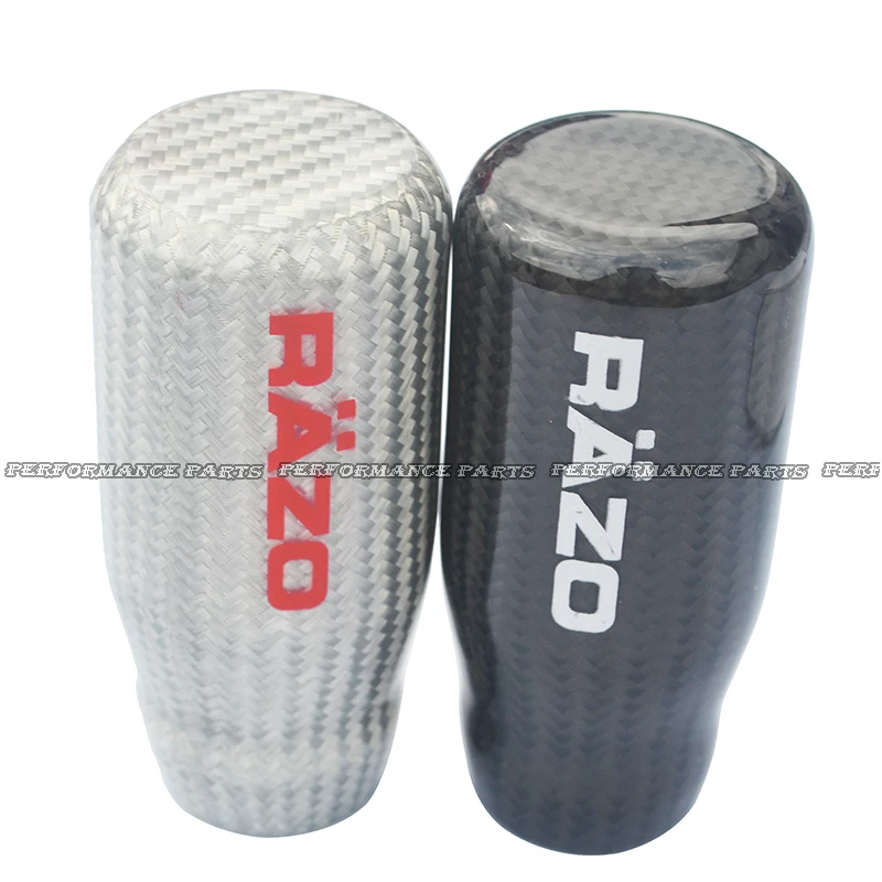 RAZO Carbon Fiber Shift Knob Universal Auto Shift Gear Knobin Gear