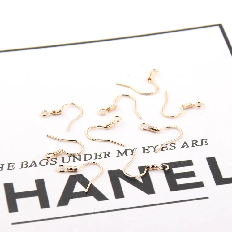 Earring Drop Hooks Back Jewelry Accessories Components Diy Handmade Material 200pcs Jewelry Findings