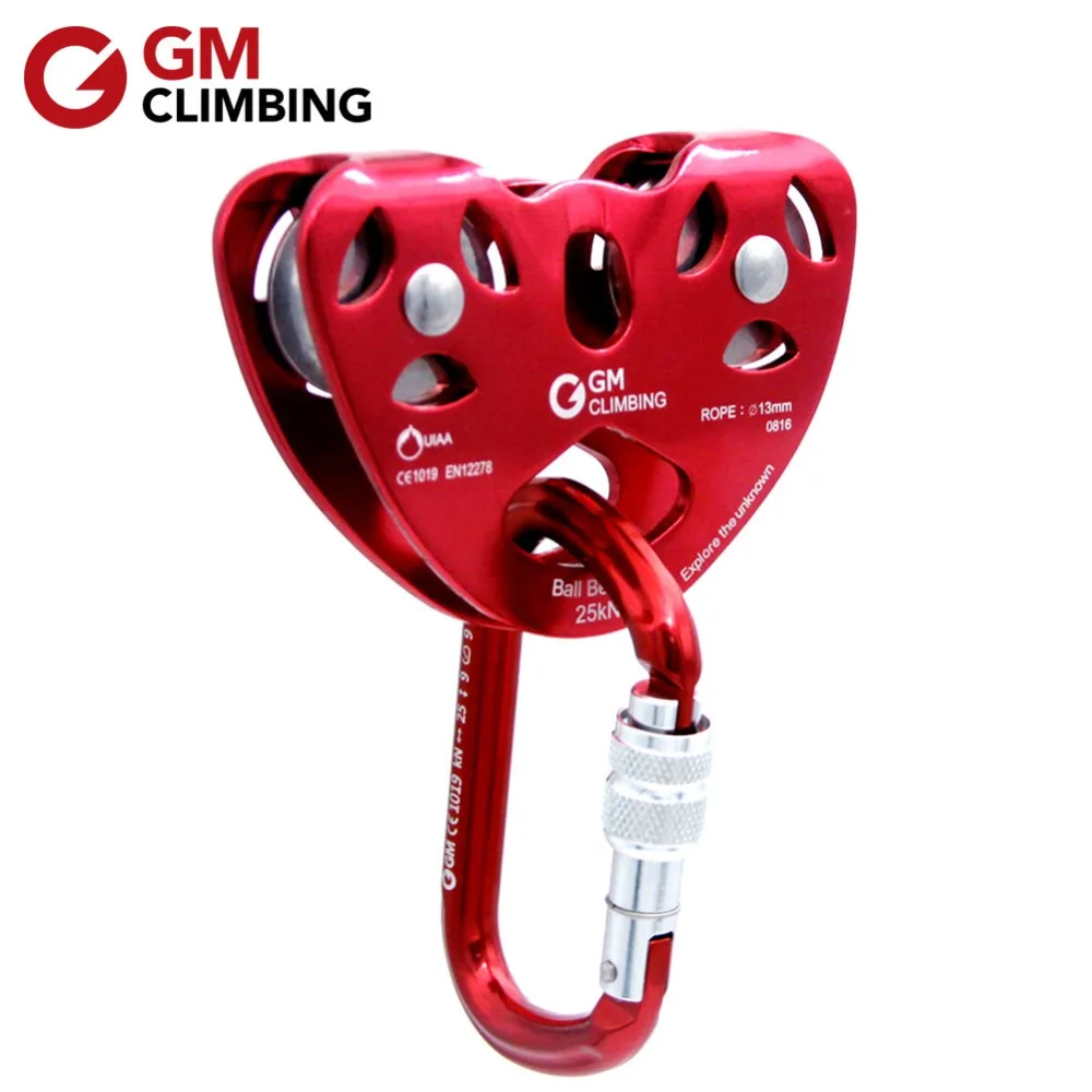 Buy GM CLIMBING Zip Line Pulley Cable Trolley Kit UIAA