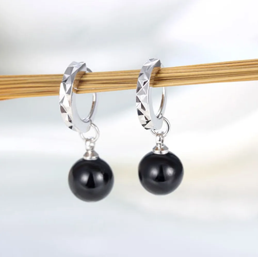 stone drop earrings 925 silver jewelry (1)