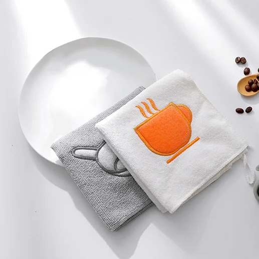 

Dishcloth Kitchen Towels for Hands Household Dish Rag Dish Cloth Thicken Hang Towel Cleaning Wash Cloths Microfiber Duster