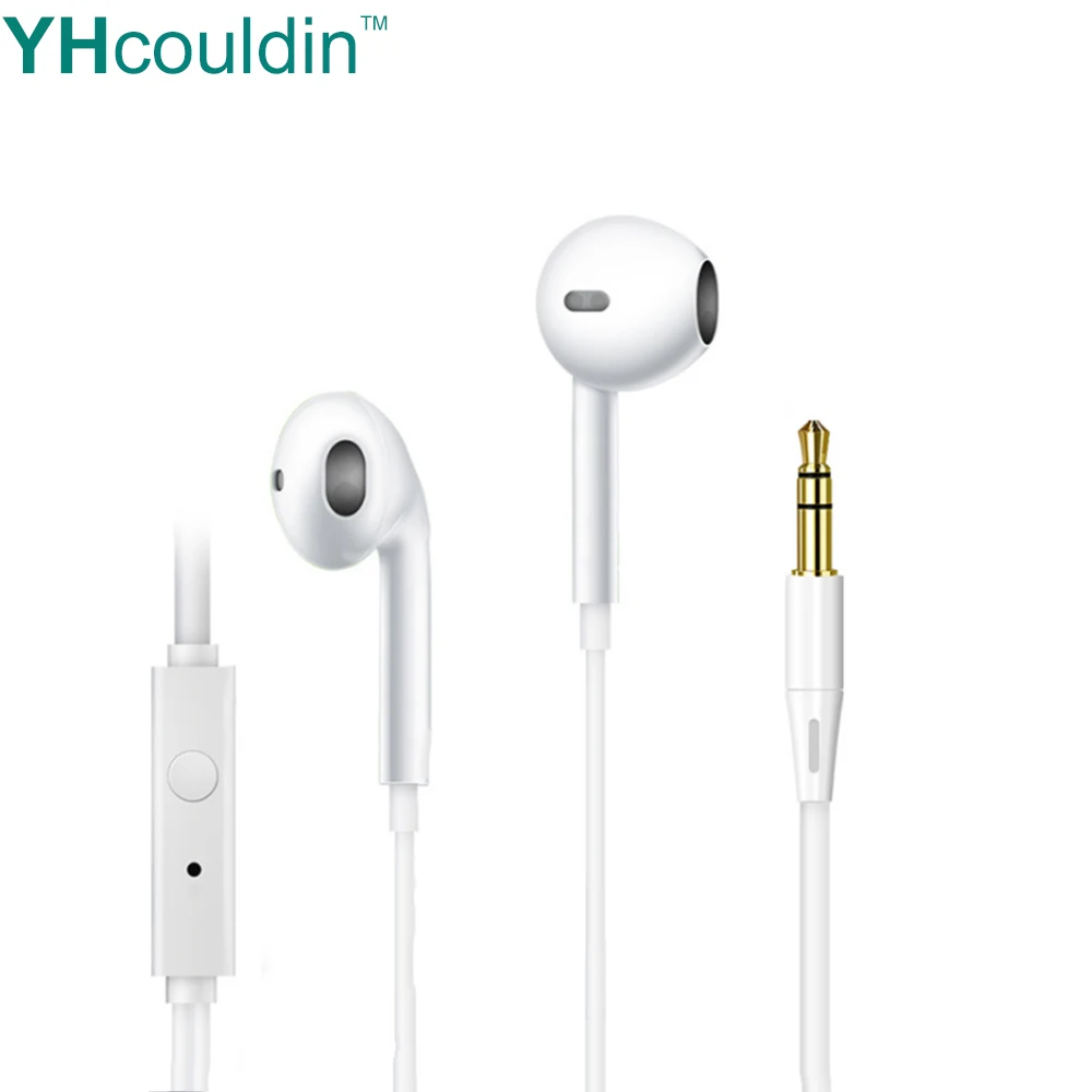 

YHcouldin Stereo Earphone Line Control In-Ear 3.5mm Wired Earphones With Microphone For Iphone HUWEI Samsung