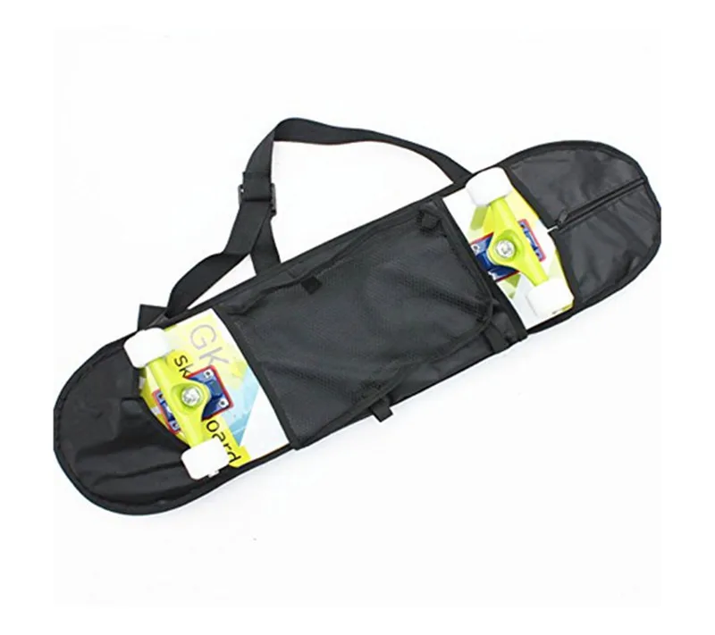 Brand New Black Skateboard Carrying Case Bag Backpack Longboard Turn