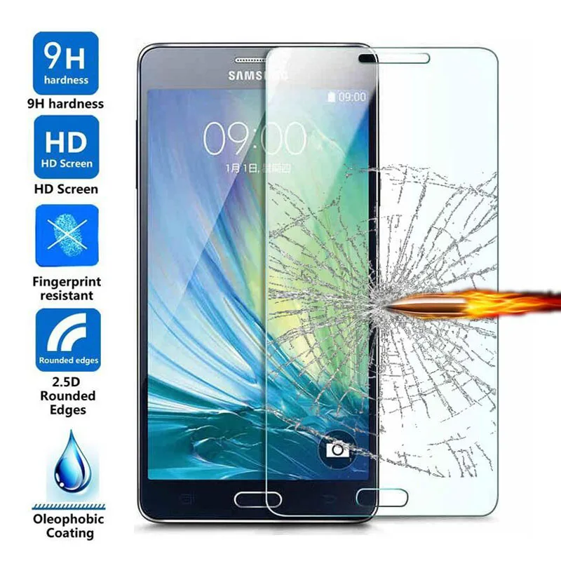 

EKDME Tempered Glass For Samsung Galaxy Grand Prime G530 S3 S4 S5 S6 A3 A5 A7 A8 J1 J5 J7 2015 2016 Note 2 3 4 5 Screen Film
