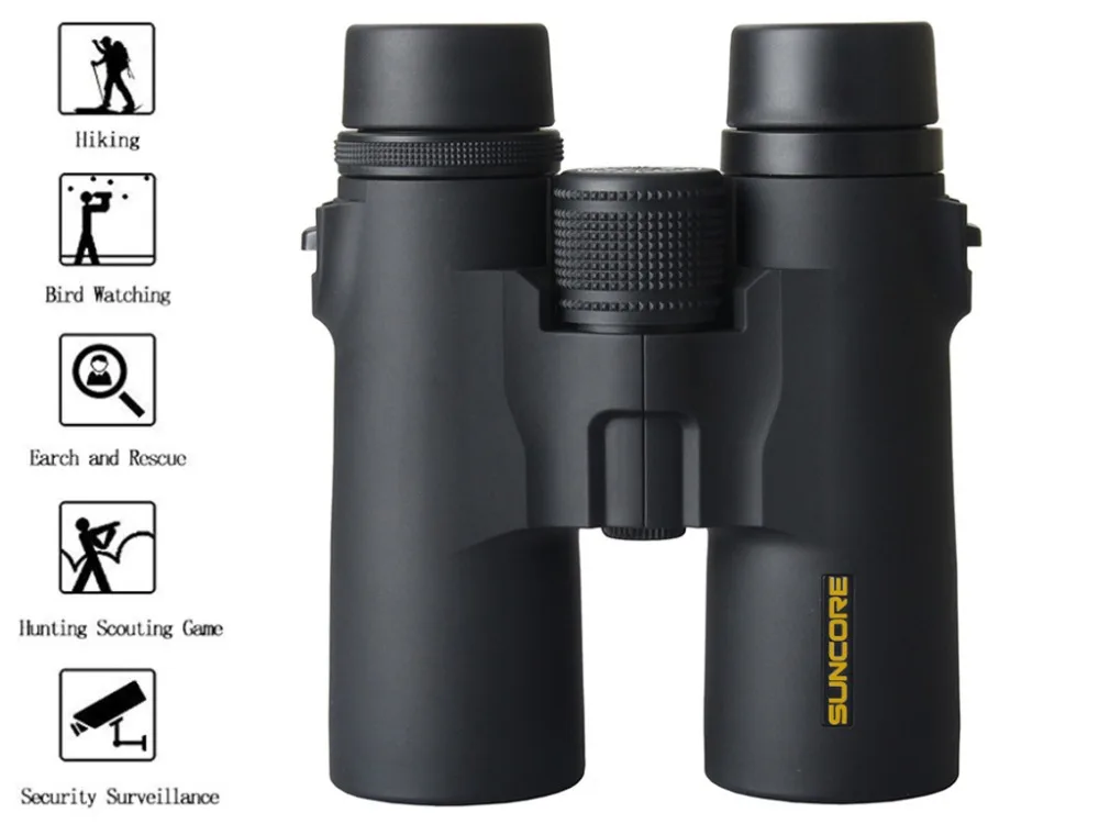 

10*42 Waterproof Binoculars Hight-Definition Large Eyepiece and Objective Pure Optical Lenses Best Choices for Hunting Travel