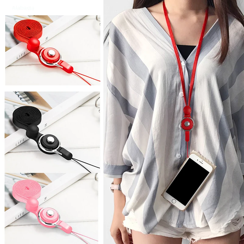 

Alabasta Phone Lanyard Long neck Strap hang For Mobile Phone ID Card Key USB Camera MP3 4 Mobile Phone Straps For Iphone Redmi