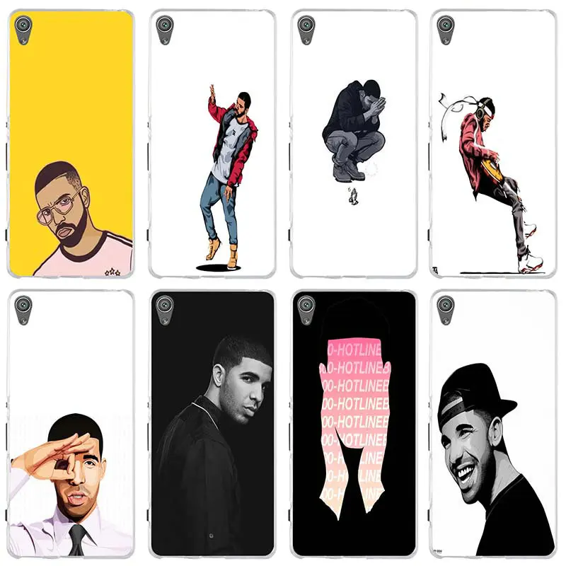 Милый мягкий чехол для телефона Drake One Dance Bling силиконовый Sony Xperia E3 E5 T3 M2 M4 M5 XA XZ Z1 Z2 Z3