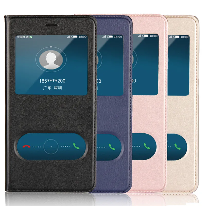 Coque для huawei P9 lite 2016 (чехол 8 Smart) случаи кожаный чехол Вид из окна телефона Carcasa Capinhas