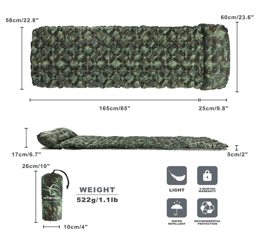 Inflatable sleeping pad 2 