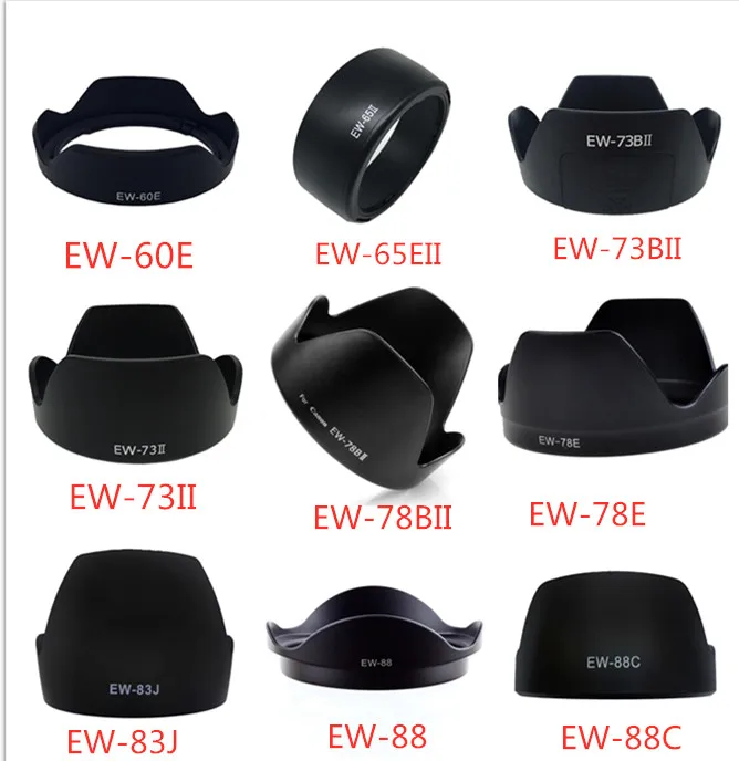 1 предмет одежды подходит для EW-60E EW-73II EW-78BII EW-78E EW-83J EW-88 EW-88C защитный чехол для объектива камеры подходит для Canon набор фильтров для объектива камеры