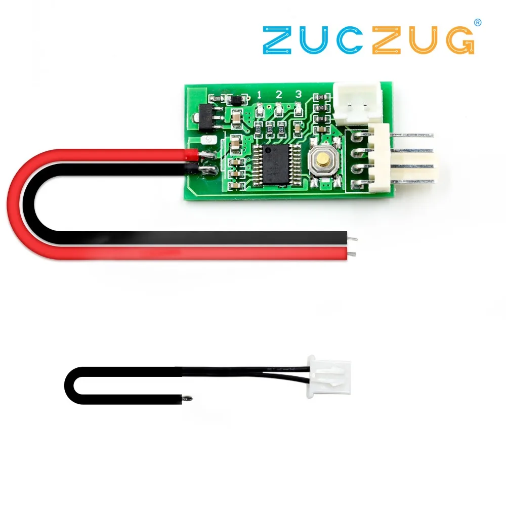 DC 12V PWM Температура контроллер вентилятора 4 проводной Скорость регулятор для ПК