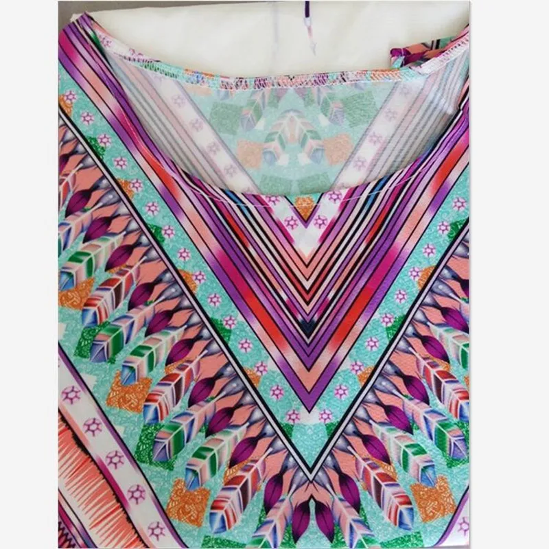 Женское летнее платье с круглым вырезом без рукавов принтом|beach dress|summer dresssummer dress