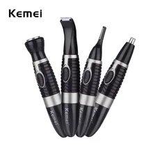 Kemei Nose Hair Trimmer For Men Trimer Ear Face Eyebrow Nose Hair Removal Shaver Beard Moustache Trimmer Eyebrow Shaper Shaping