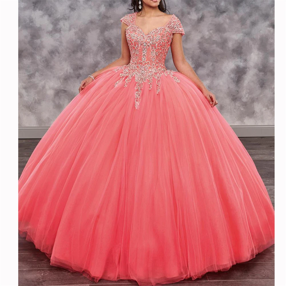 Отличное бальное платье vestido с милым вырезом и вышивкой на шнуровке; vestido de 15 anos vestidos de quinceaneras
