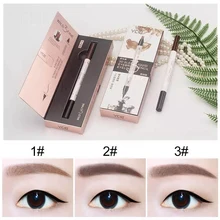 Черная жидкая подводка для глаз ручка маркер для подводки глаз лайнер косметический карандаш двухсторонний штамп водонепроницаемый наглазник