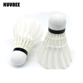 

Shuttlecock 12pcs Resistant Goose Bend Feathers Training Badminton Ball