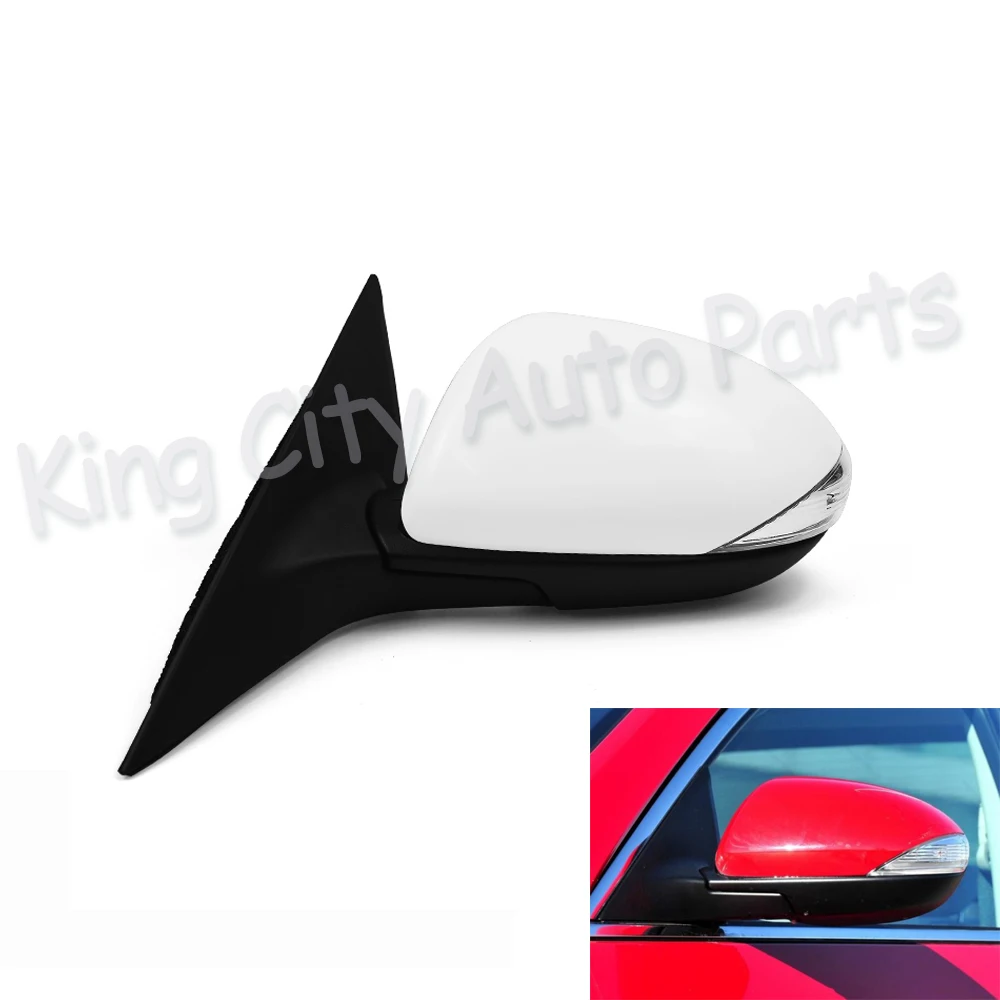 

CAPQX For Mazda 6 Mazda6 M6 2009-2015 Car Outside Rearview Mirror Rear View Mirror Side Mirror Reversing Mirror Assembly 8 Wire