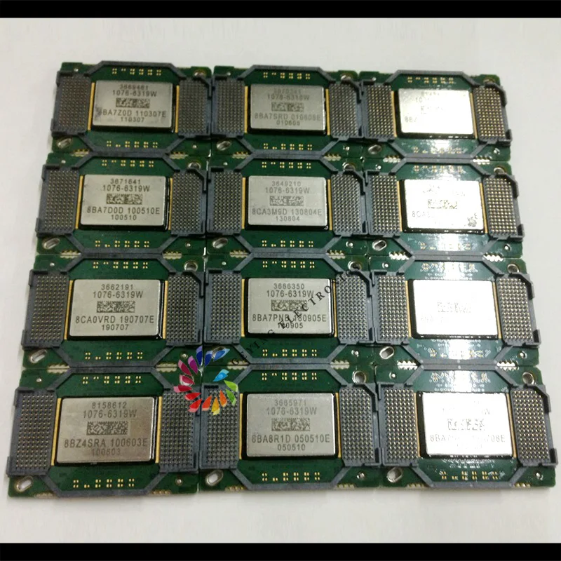 

100% Brand New Original 1076-6319W 1076-6318W Projector DMD Chip 1076-6328W 1076-6329W for X1260 P5270 MP523 MP624 MP622