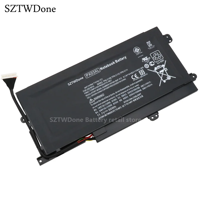 SZTWDone PX03XL ноутбук Батарея для HP ENVY M6 K k015dx 1101sg 1105DX 1215TX 1225 TPN C109 C110 C111|battery for hp|laptop battery