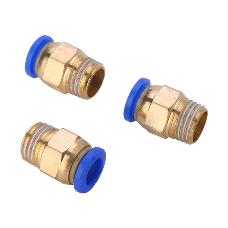 DN15 Male Thread Tube Hose Connector for Air Water Gas Tube Systerm