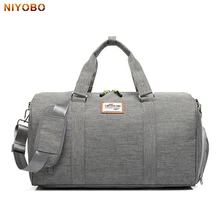 Niyobo большой емкости мужские сумки для путешествий повседневные wo мужские багажные сумки Мужская Ручная дорожная сумка сумки на плечо PT1242