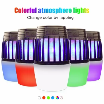 

Multifunctional Colorful Conversion Atmosphere Light Ultra-quiet Mosquito Lamp Radiationless Insect killer Flies trap lamp