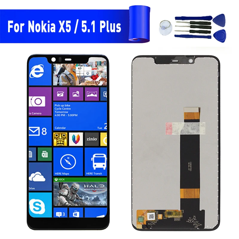 

For Nokia X5 5.1 Plus lcd display screen Replacement For NOKIA 5.1 Plus X5 Display lcd screen module