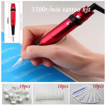 

35000 r/min Professional Makeup eyebrow lip pen Permanent Makeup machine 3D microblade Tatto Gun Set