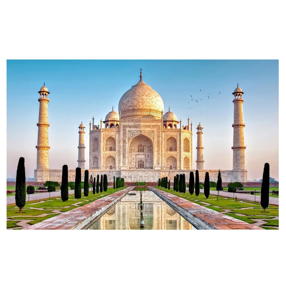 

Full Square Drill 5D DIY Diamond Painting "Taj Mahal Religion" 3d Round Full Embroidery Cross Stitch Mosaic Home Decor