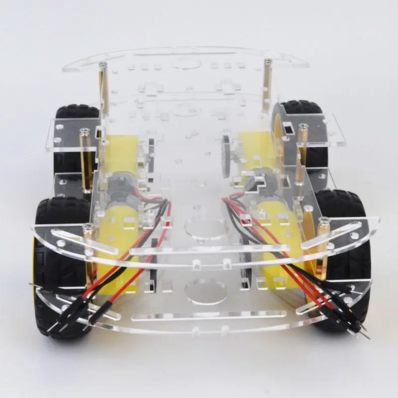 New Hot Motor Smart Robot Car Chassis DIY Kit Speed Encoder 4WD 4 Wheel Drive Car 1 New Hot Motor Smart Robot Car Chassis DIY Kit Speed Encoder 4WD 4 Wheel Drive Car 3
