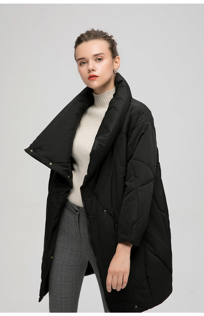 Bagomoto женская зимняя куртка теплая парка бренд модное зимнее пальто для женщин Женская куртка на меху размера плюс верхняя одежда
