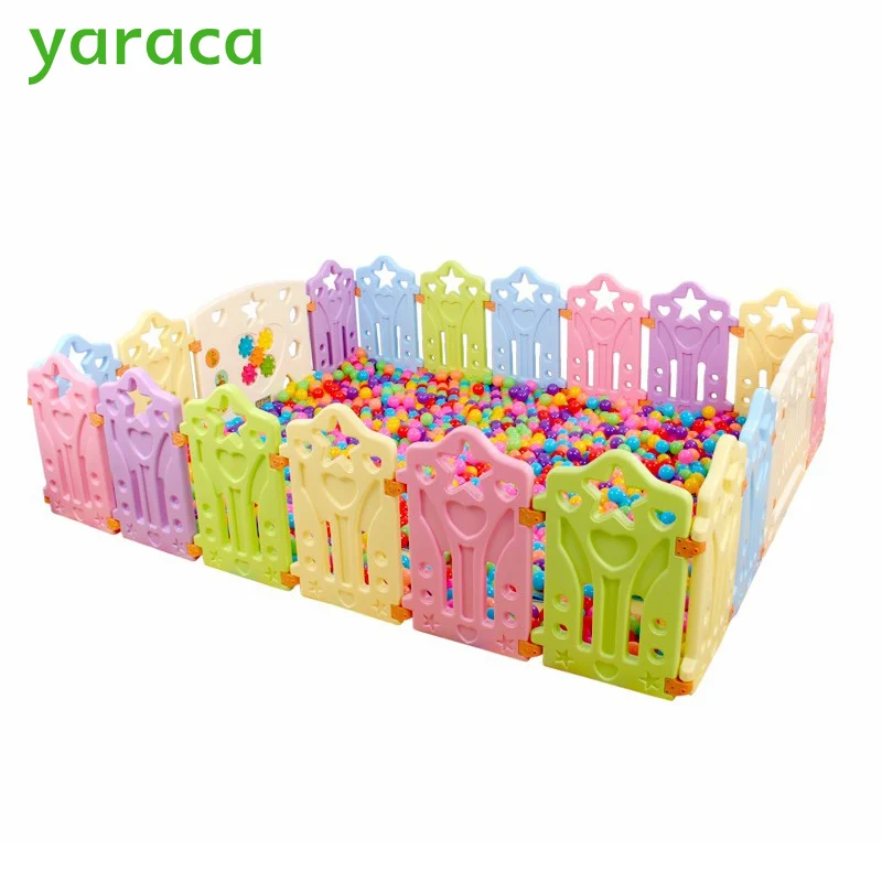 yaraca Kids Play Fence Indoor Baby Playpens Outdoor Children Activity Gear Environmental Protection EP Safety Play Yard