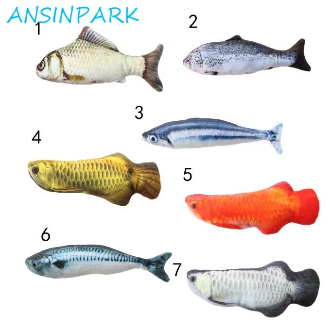 ANSINPARK new beautiful artificial cat toy fish plush puppy pet dog toys cat toys fun cat sleeping pillow mint catnip p666 ANSINPARK new beautiful artificial cat toy fish plush puppy pet dog toys cat toys fun cat sleeping pillow mint catnip p666