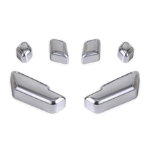 CITALL автомобиля Хромированные Двери сиденья Кнопка регулировки переключатель Крышка Накладка для Mercedes Benz B C E ML CLA GLK GL класс W166 W204 W246 W117 W218