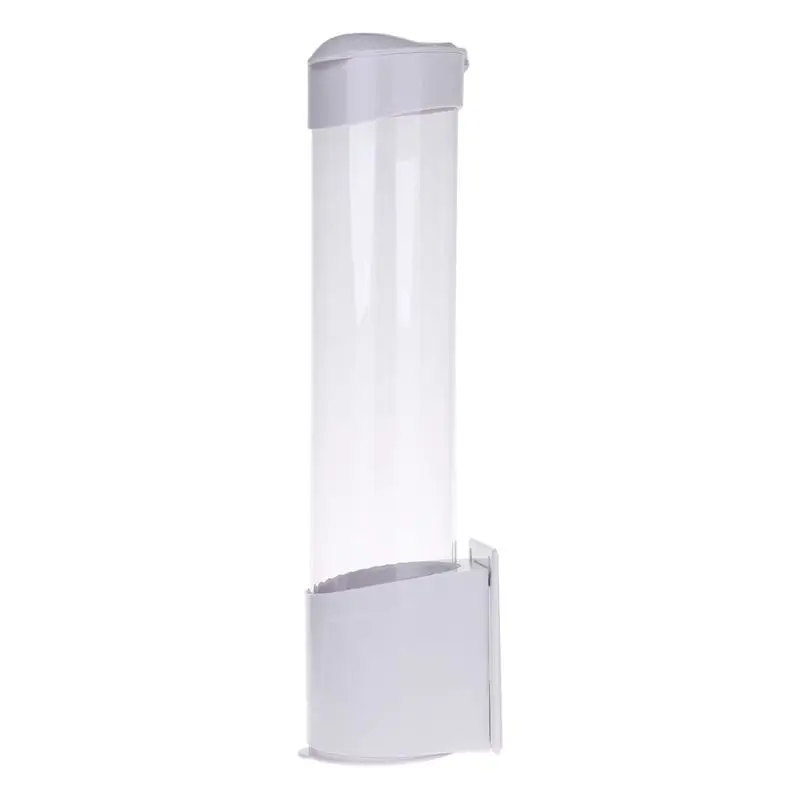 

Paper Cup Holder Anti-Dust Waterproof Pull Type Cups Storage Cylinder Disposable Cup Rack