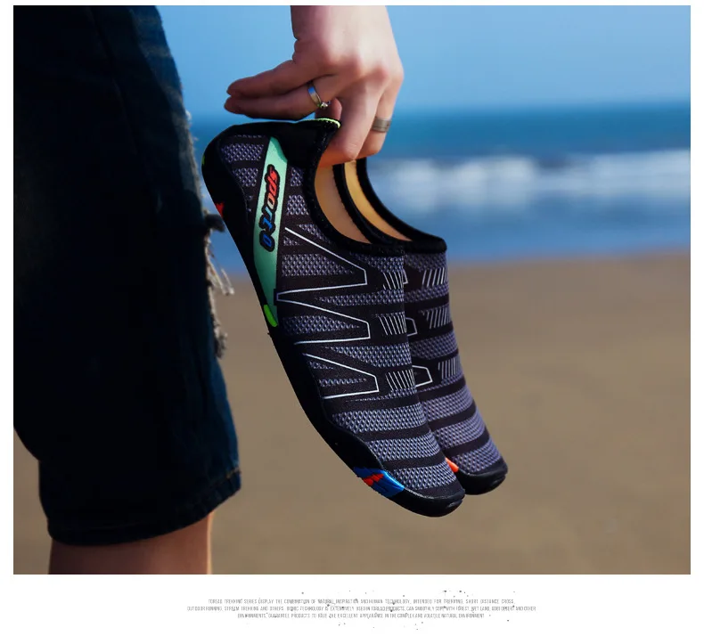 Пляжные тапочки верхней части светильник спортивной обуви для Для мужчин Для женщин унисекс кроссовки шлепанцы для Плавания водные виды спорта Aqua Приморский