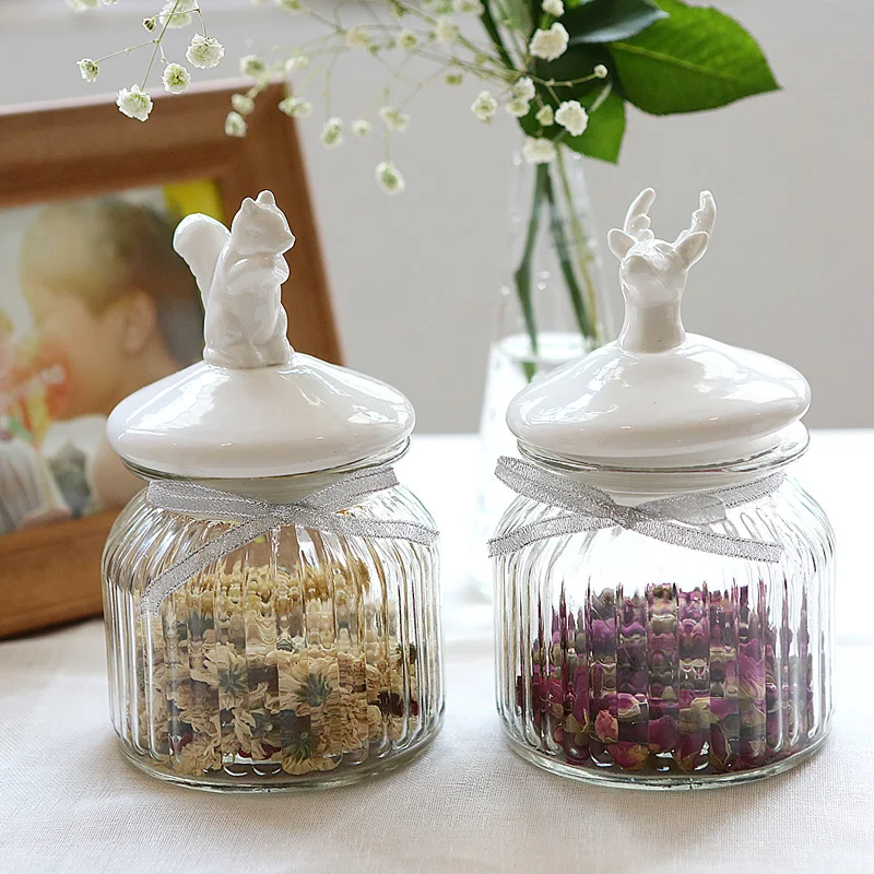 2016 Time limited Direct Selling Cover Food 1 Eco friendly Clear Jar