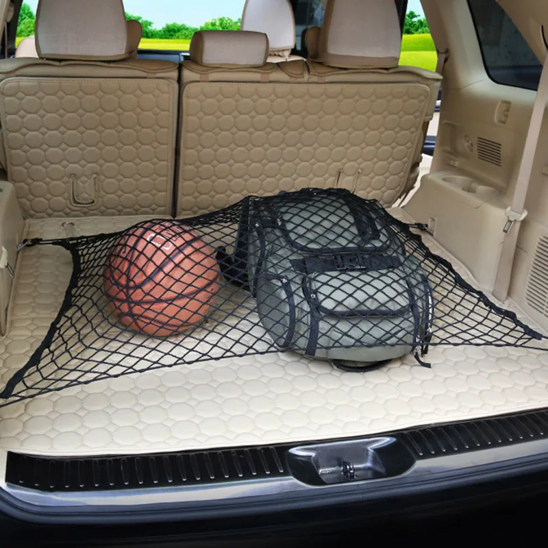 Сетка для багажника 100*70 см Toyota Highlander Kluger 08 2009 2010 2011 2012 2013 2017|cargo net|elastic nettingrear cargo net |